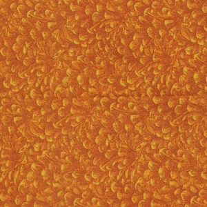 A great orange, flower petal design by Jinny Beyer from RJR Fabric.