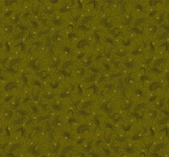 Kim Diehl's Gratitude and Grace fabric.  This one is called "Dotted Green Bamble".