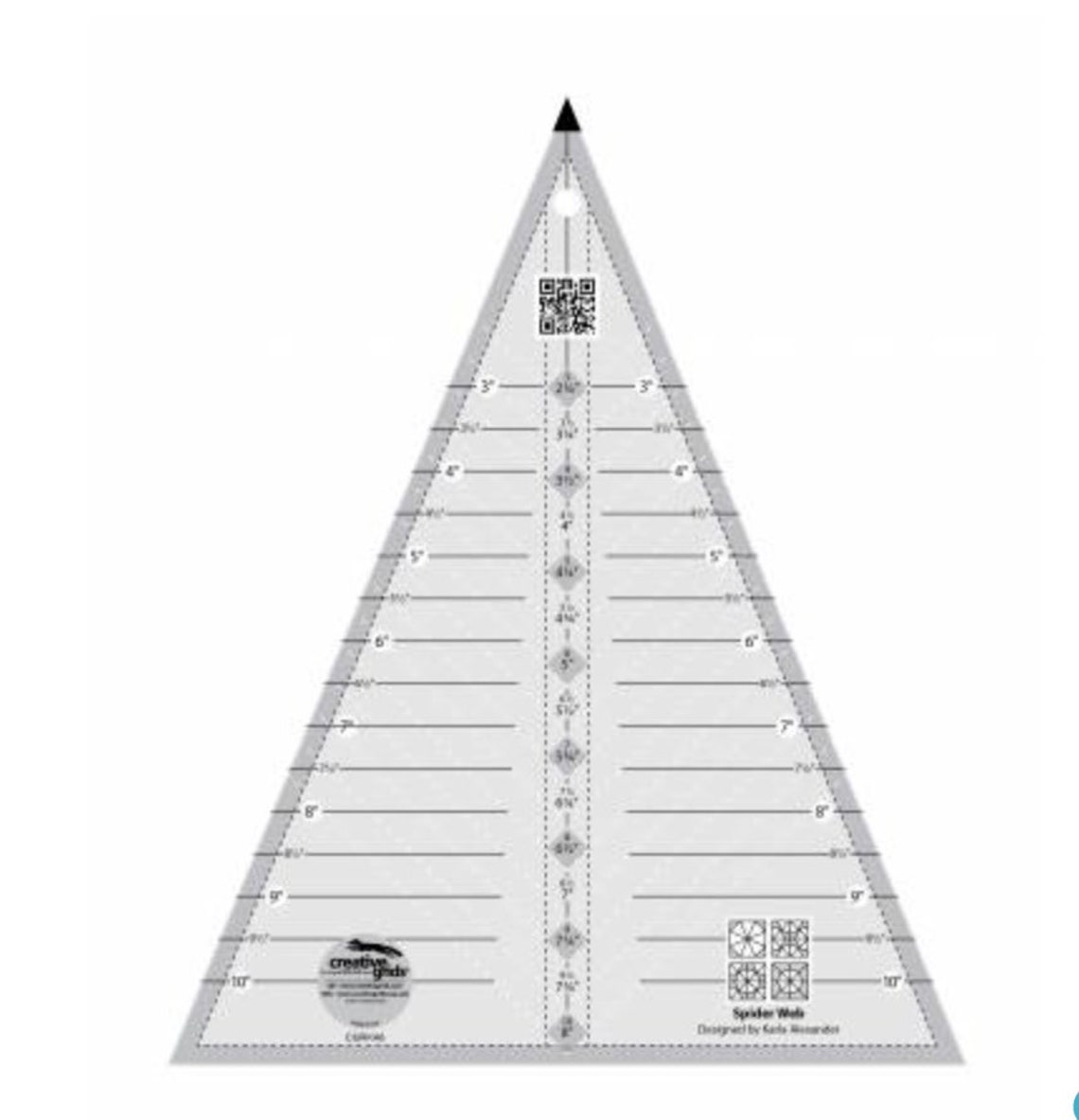 Creative Grids Spider Web Ruler and Crazy Christmas Tree Pattern. - Etsy