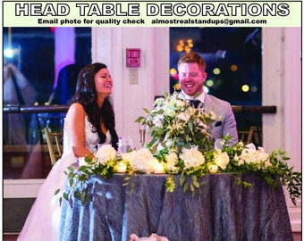 Wedding Decorations for the Head Table, life size cutom cardboard cutouts, from your photo. Email photo for quality check before purchasing.