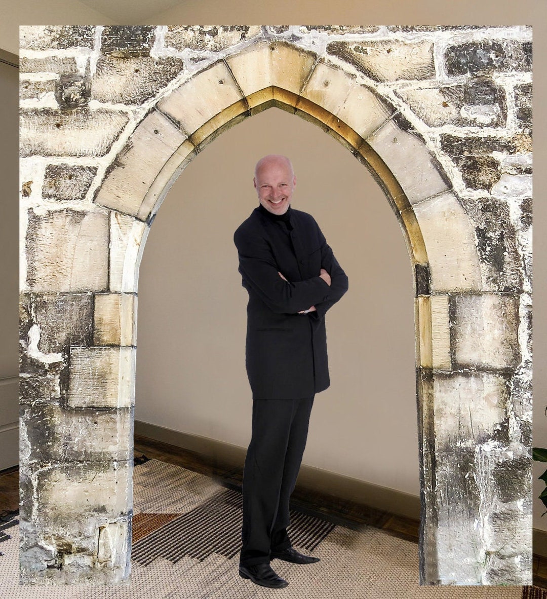 Cardboard Cutout Archway, Two Pieces, Free Standing With Easel on the Back.  - Etsy