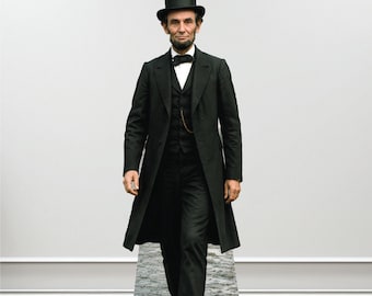 Abraham Lincoln in Top Hat Cardboard Cutout