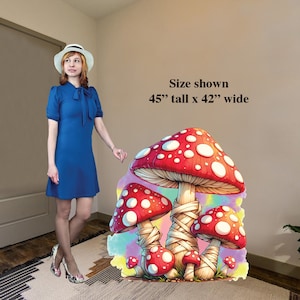 Enchanted Forest Mushroom Cardboard Cutout Prop, magical forest, giant mushroom, mushroom cutout, forest mushroom,