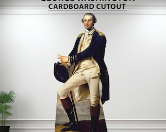 George Washington Cardboard Cutout, Life Size Historical Figure Standee
