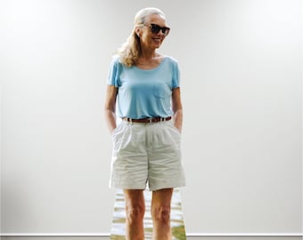 70th Birthday Life Size Cardboard Cutout Standup Photo Party Prop. Can be for any age birthday or any event, easel on the back