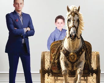 Roman Chariot Standup Photo Prop Cardboard Cutout
