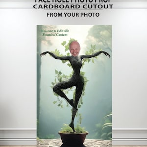 Custom Face Hole Cardboard Cutout Life Size Photo Standee