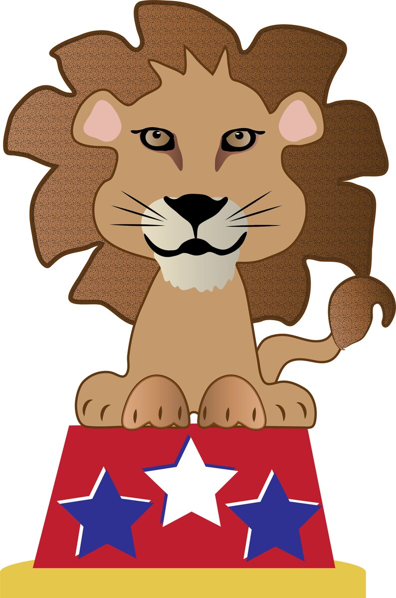 Circus Theme Cardboard Cutouts Free Standing With Easel on Etsy