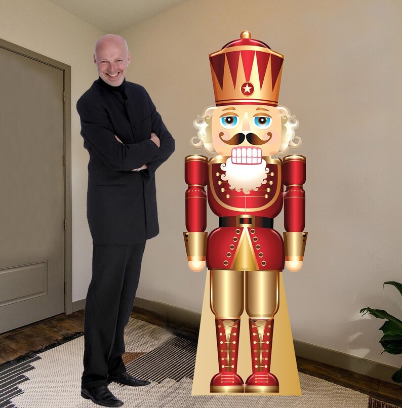 Nutcracker Cardboard Cutout Free Standing With Easel on the Etsy