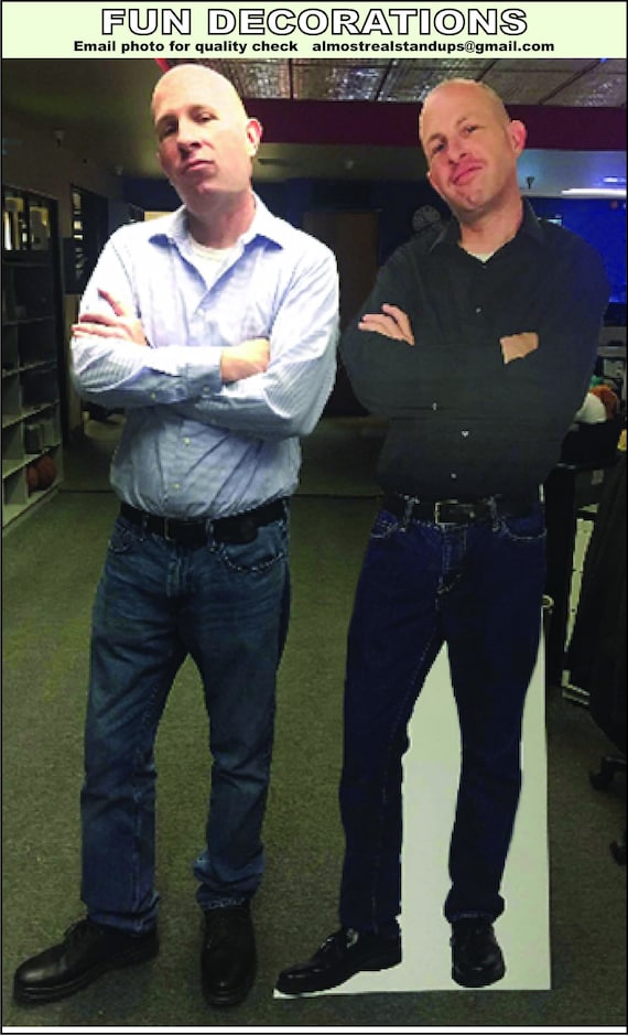 6 Foot Tall Custom Life Size Cardboard Cutouts Created From Your