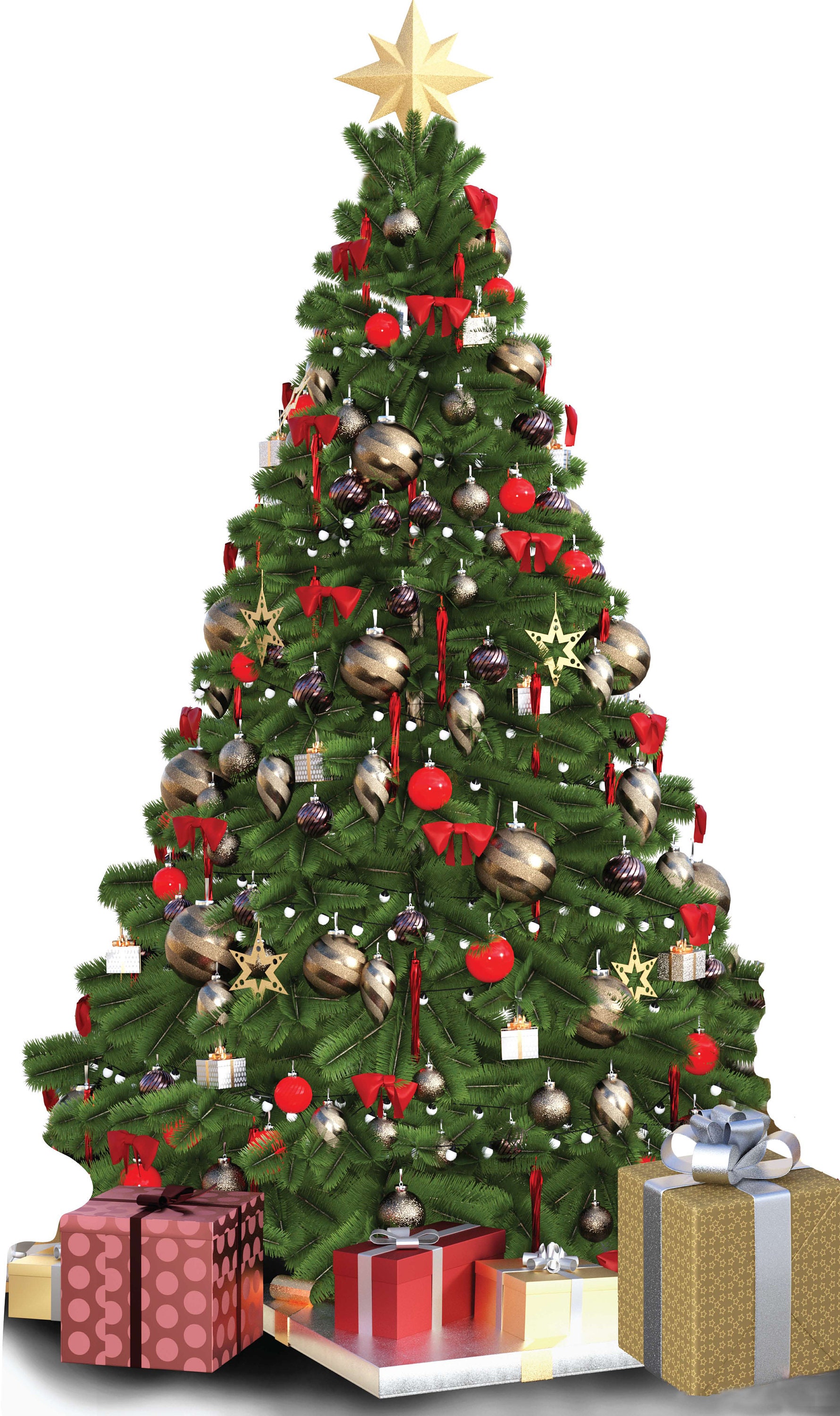 Christmas: Decorating The Christmas Tree Life-Size Cutout - Stand Out 44W x 51H