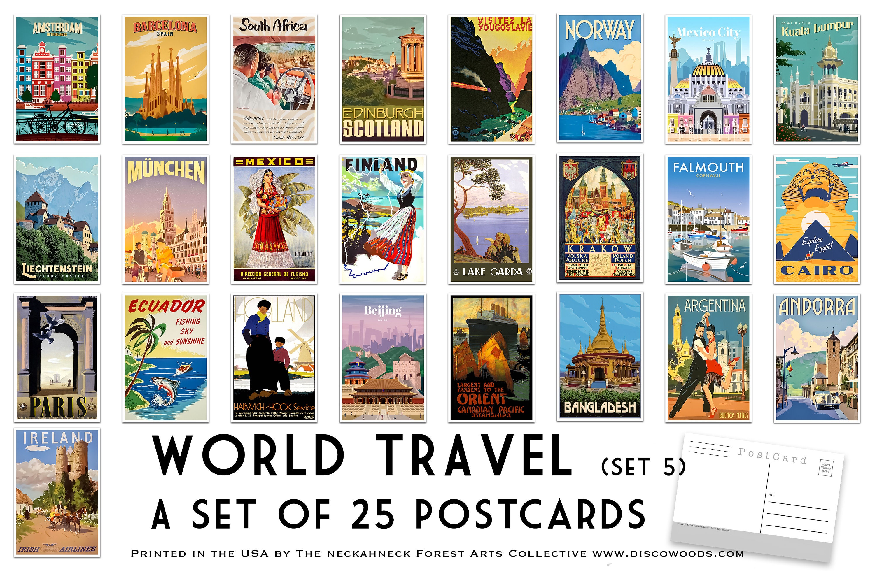 Vintage Postcard Album - Germany 1950s - Travel Memorabilia
