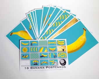 18 belles cartes postales lumineuses, idéales pour le scrapbooking, l'envoi par la poste comme cartes postales ou kits de collage