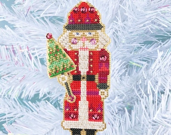 Fa-la-la-llama Satsuma Street Cross Stitch Christmas Stocking