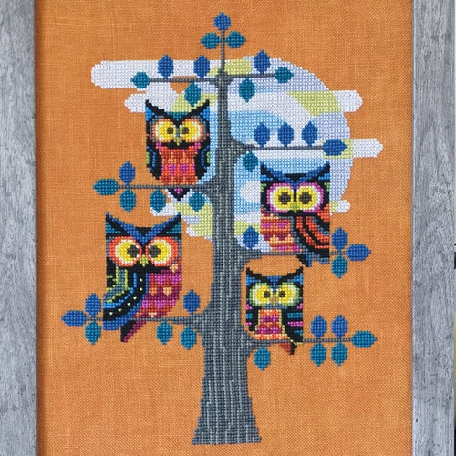 Mister Cat Satsuma Street Halloween Ornament Cross Stitch Etsy