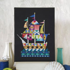 Voyage - Navio Pirata - Padrão de ponto cruz da Rua Satsuma PDF - Download instantâneo