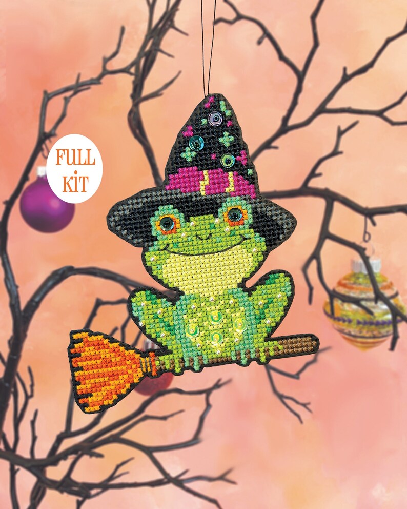 KIT Hoppy Halloween Satsuma Street Halloween Ornament Etsy