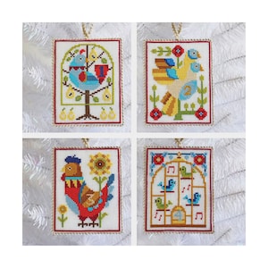 Lolly Claus - Mrs Claus cross stitch ornament kit - Satsuma Street —  Satsuma Street