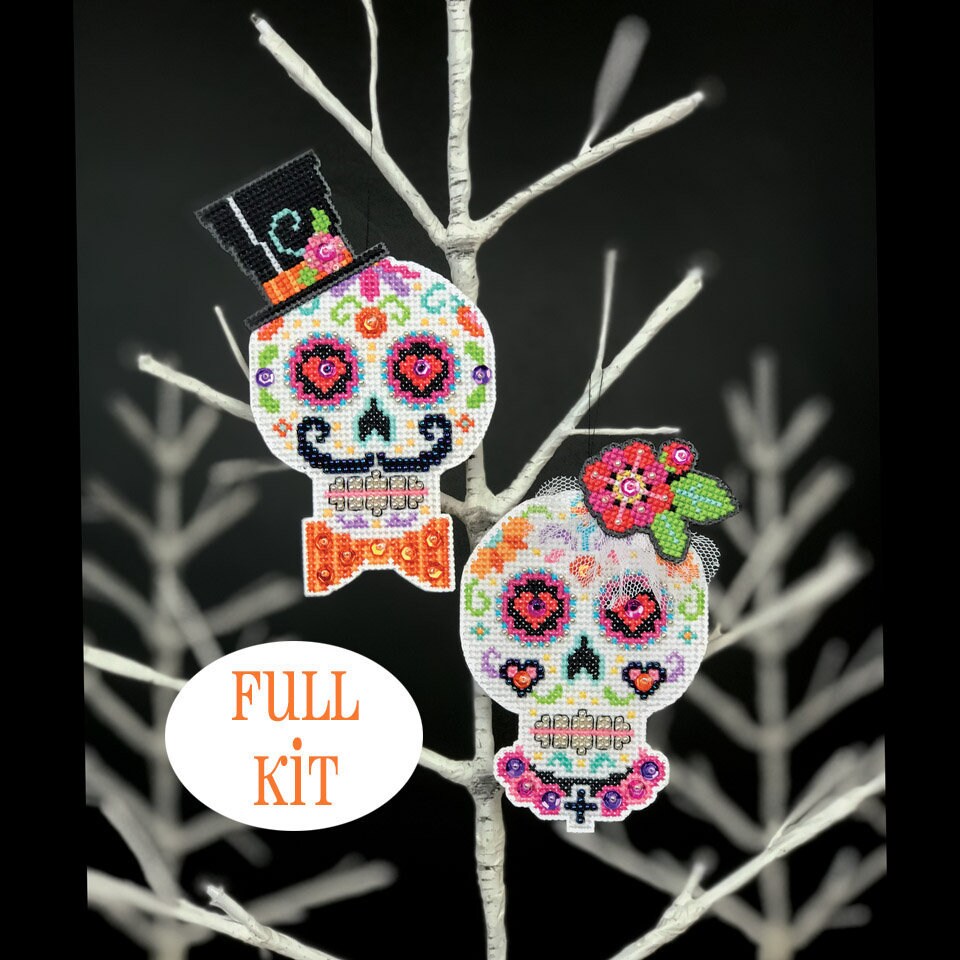 KIT - 'Til Death - Satsuma Street - Day of the Dead cross stitch …