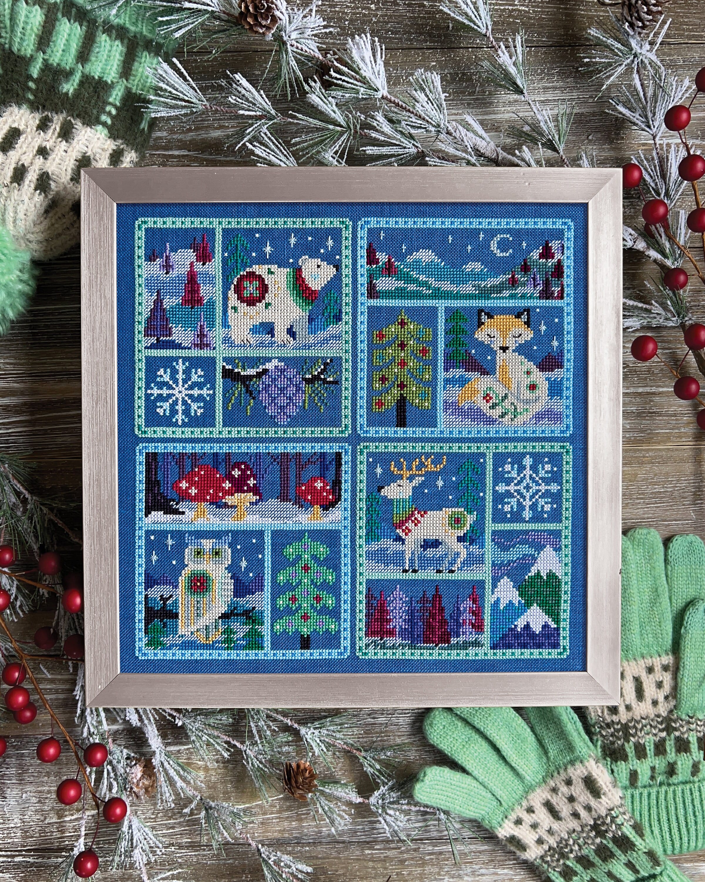 Winter Woods - Satsuma Street cross stitch pattern - instant download