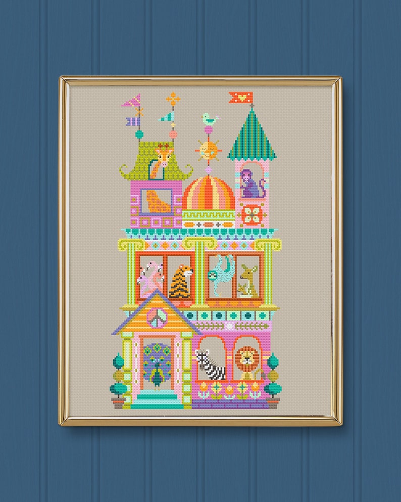 The Animal House Satsuma Street Cross Stitch Pattern PDF Etsy