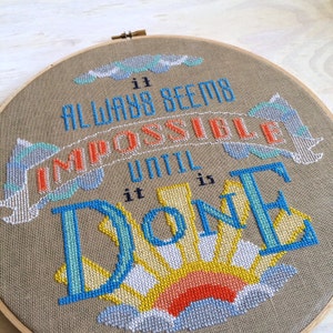 Impossible  Nelson Mandela quote  Satsuma Street Cross image 3