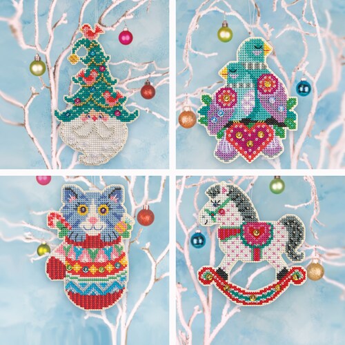 Oh Deer Satsuma Street Cross Stitch Christmas Stocking Etsy