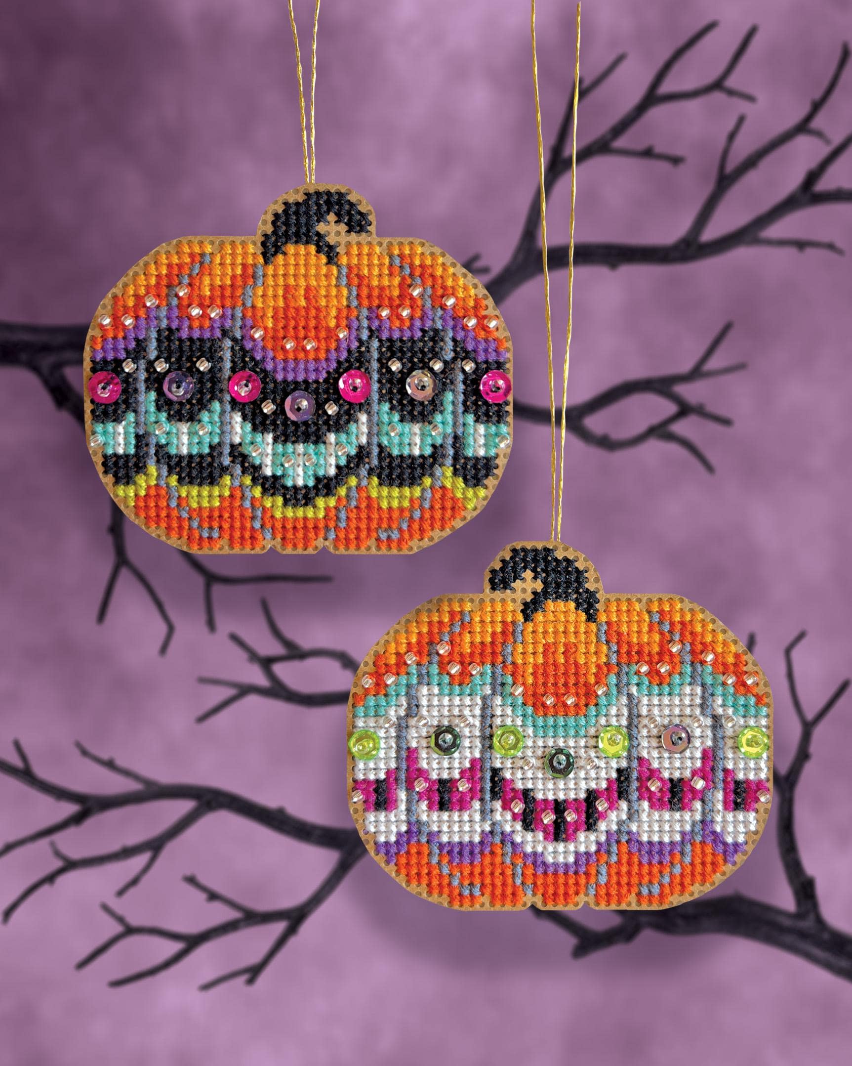 KIT - Boo'tiques Halloween Ornament Set - Satsuma Street - Four