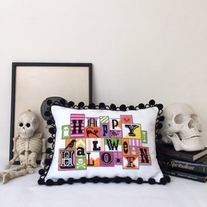 Happy Halloween - printed version - Satsuma Street modern cross stitch pattern