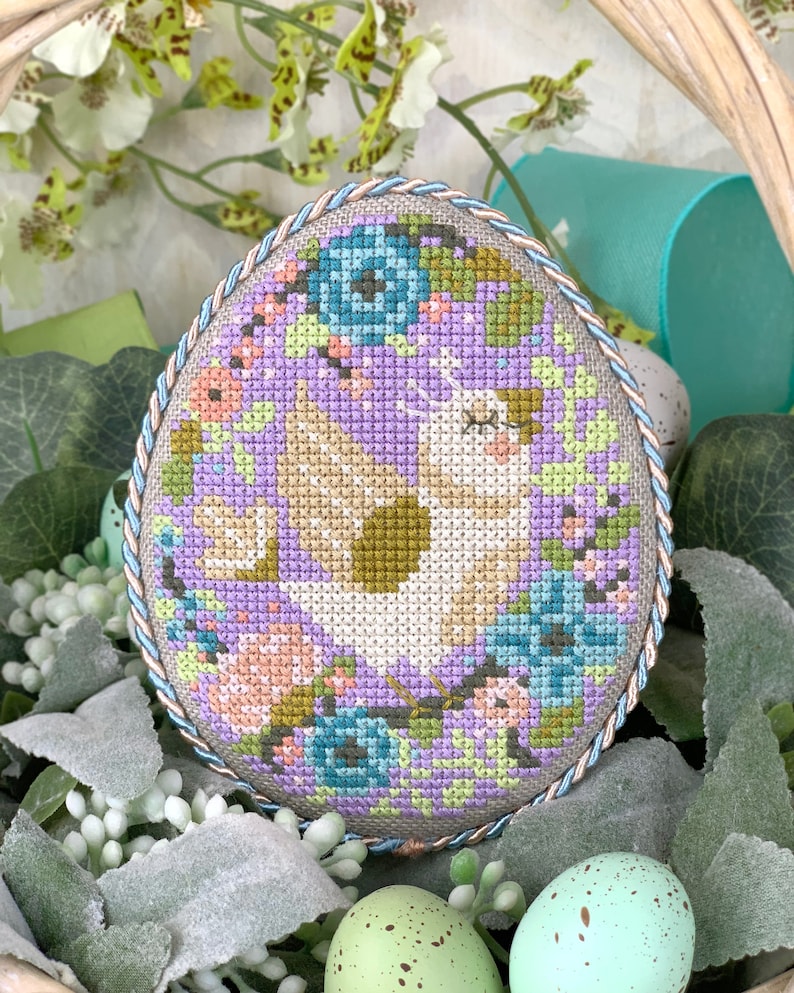 Oology Satsuma Street cross stitch Easter eggs pattern Instant download PDF image 4