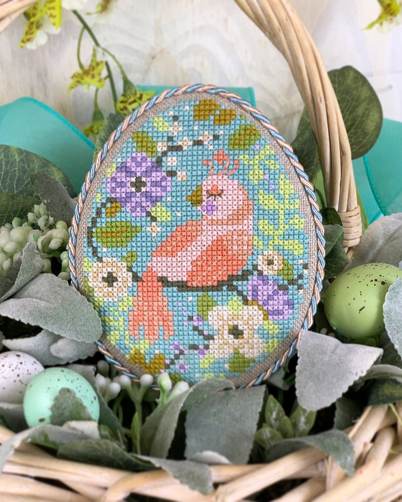 Oology Satsuma Street cross stitch Easter eggs pattern Instant download PDF image 2