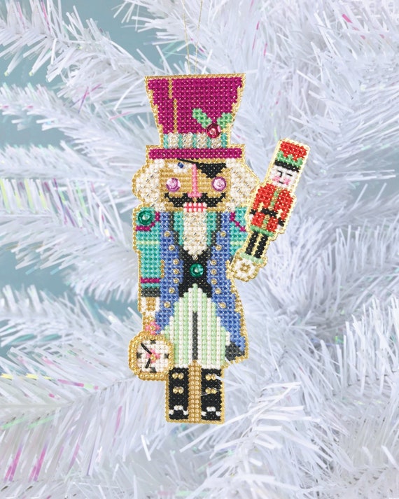 Drosselmeyer Satsuma Street Nutcracker Christmas Ornament cross stitch pattern PDF Instant download