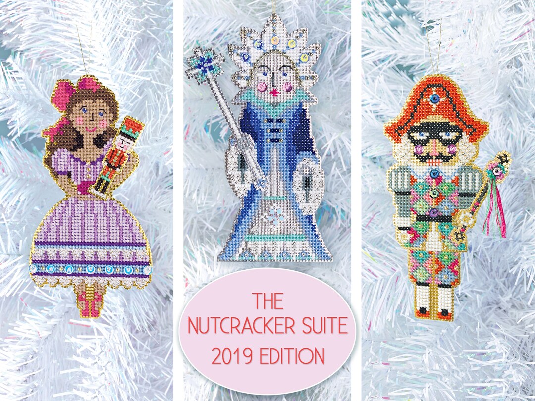 2019 Nutcracker Ornament Set Satsuma Street Cross Stitch Pattern PDF Instant Download Etsy
