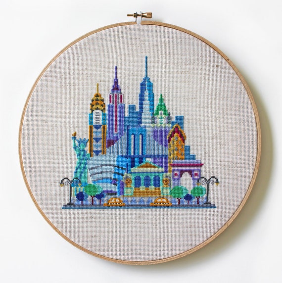 Pretty Little New York - Satsuma Street Modern Cross Stitch