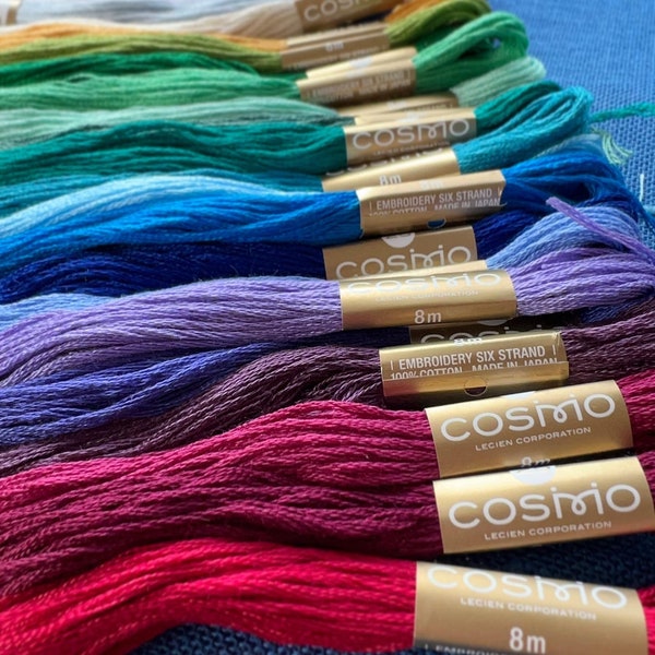 FLOSS PACK - Winter Woods - Cosmo Stickgarn Bundle