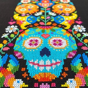 Memento Mori Satsuma Street Day of the Dead cross stitch pattern Instant download PDF image 2