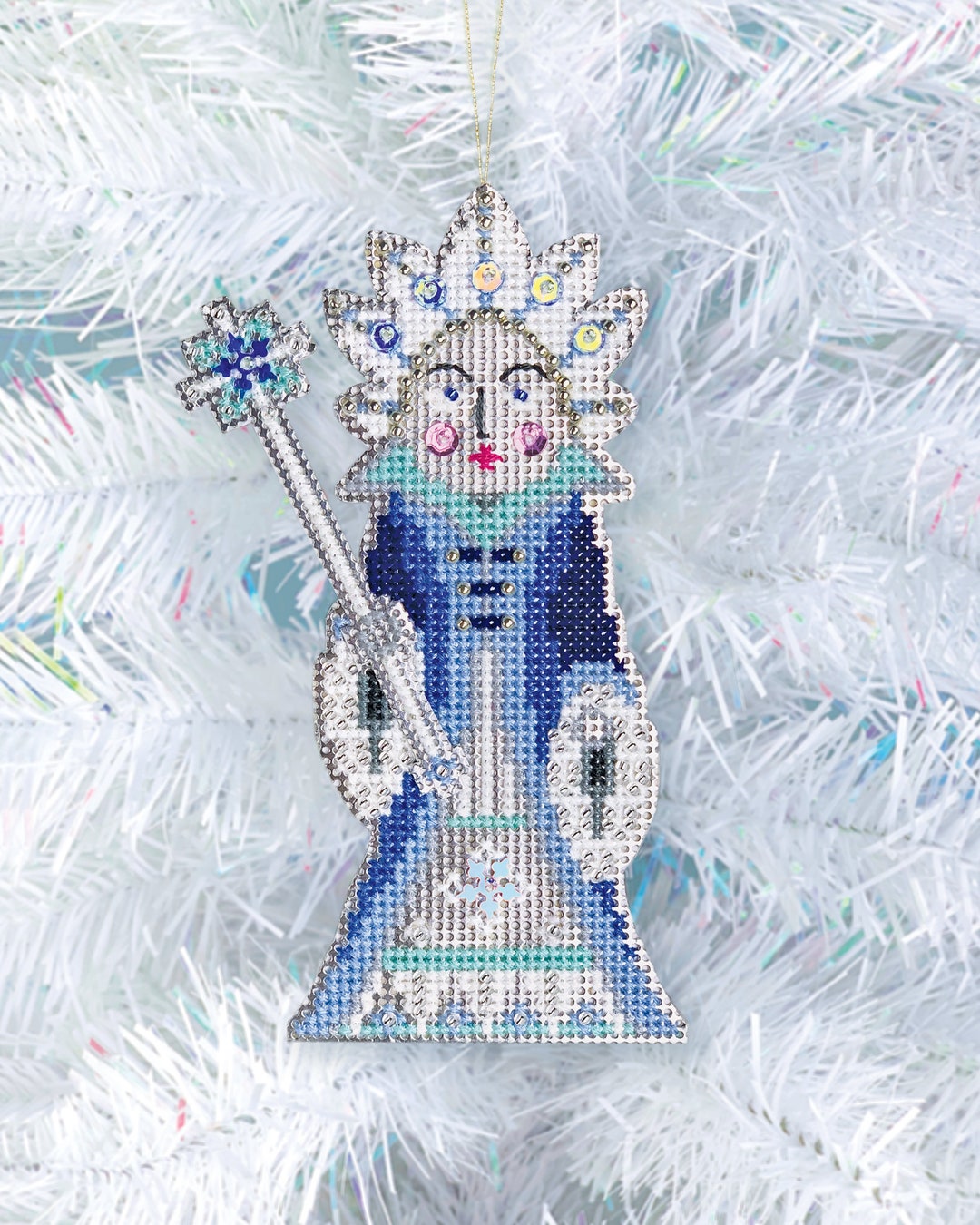 Snow Queen Satsuma Street Nutcracker Ballet Ornament Cross Stitch Pattern PDF Instant Download