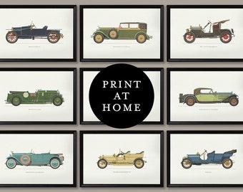 Classic Car Art Etsy