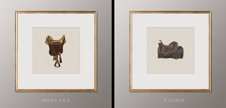 Vintage Equestrian Art, Equestrian Art, Animal Art, Farm Art, Horse Prints, Horse Art, Horseback Riding Art, Western Decor, Saddle Prints