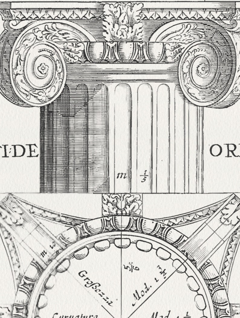 Vintage Architecture Wall Art for Gallery Wall Decor Etsy