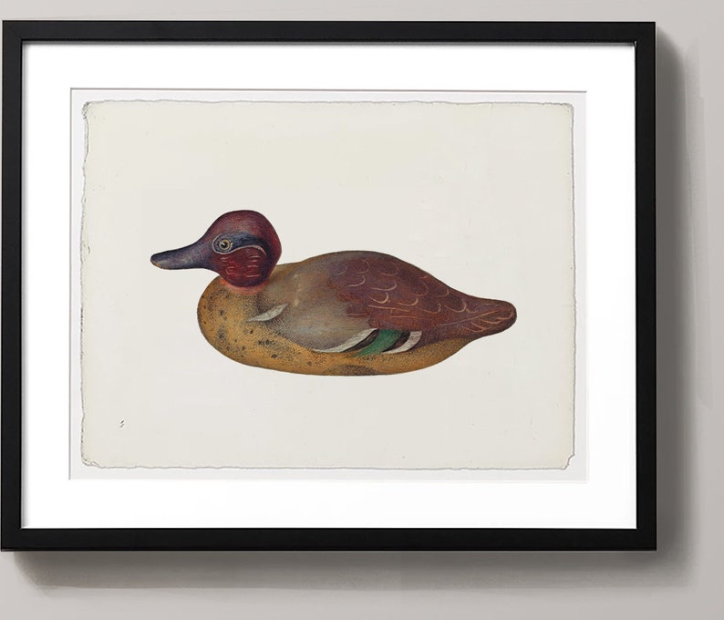 Hunt Club Vintage Duck Art Prints for Your Man Cave, Art for Man's Office, Rustic Decor for Duck Camp, Rustic Duck Wall Art for Lake House image 8