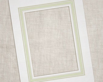 Premium French Mat for Fine Art Prints - French Jardin - Custom Mats and Frames for Gallery Walls