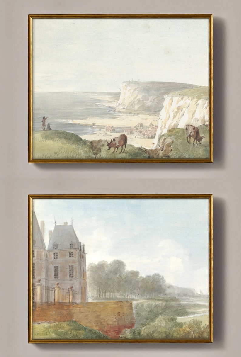 Pastel French Country Art Prints Modern Colorful Gallery Wall Etsy Pastel french country art prints modern colorful gallery wall etsy