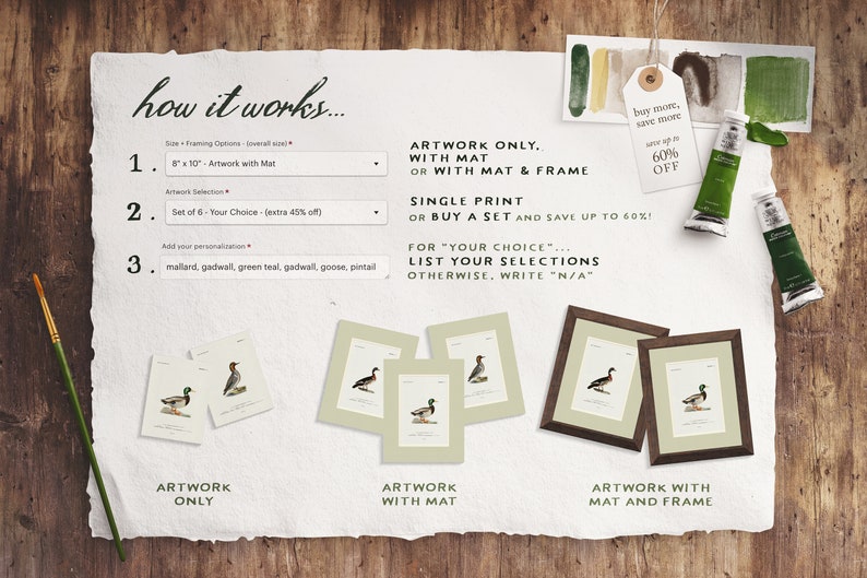 a paper with a picture of a bird on it