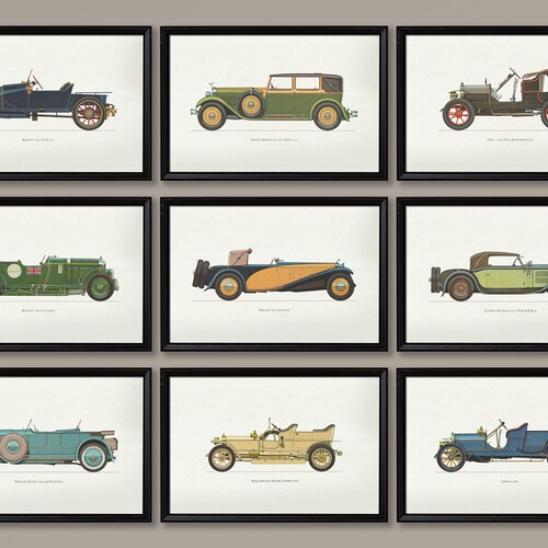 Classic Car Birthday Printable Party Pack Kit Instant Download | Etsy
