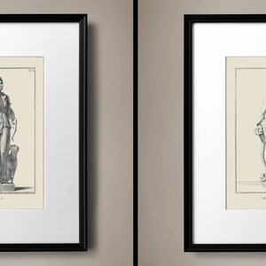 Vintage Architecture Art Prints for Grandmillennial Decor, Architecture Wall Art, Antique Architecture Drawing, Restoration Hardware Dupes image 2