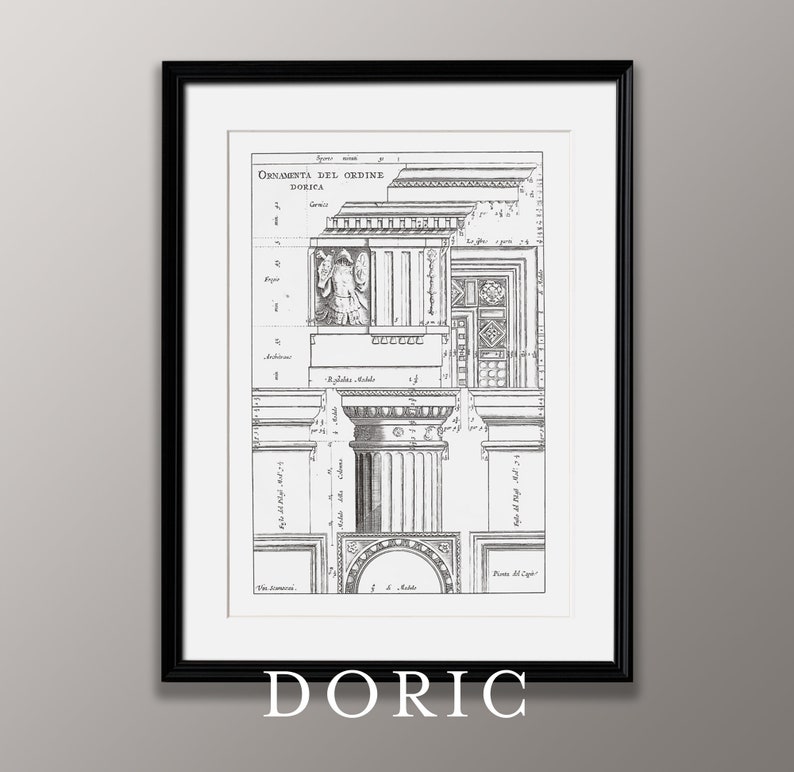 Vintage Architecture Wall Art for Gallery Wall Decor Etsy