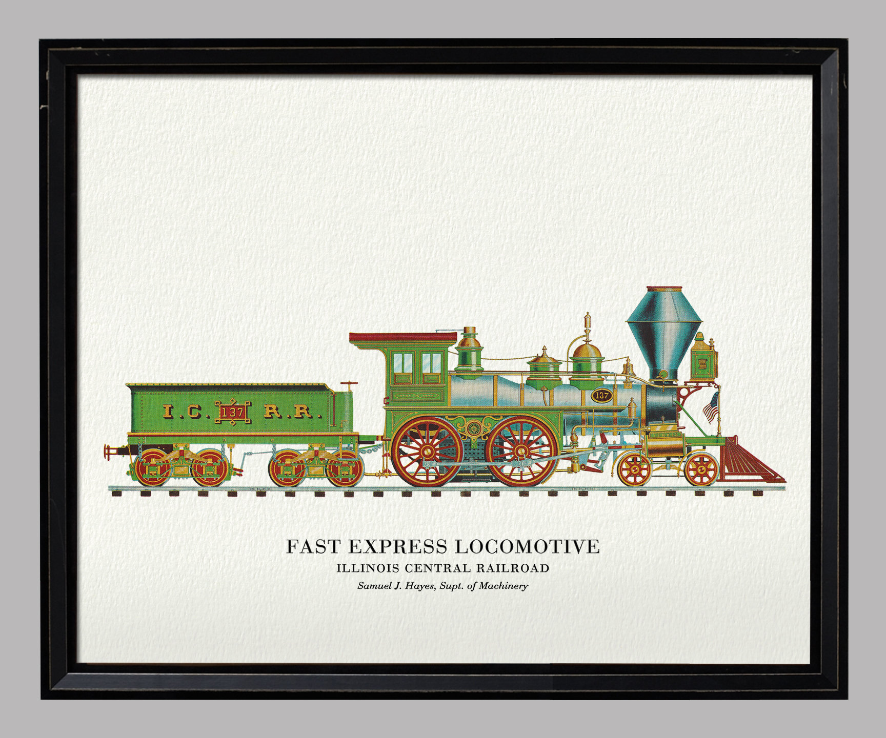 Vintage Train Prints Printable Art Instant Download Set | Etsy