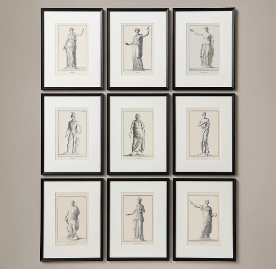 Vintage Architecture Art Prints for Grandmillennial Decor, Architecture Wall Art,  Antique Architecture Drawing, Restoration Hardware Dupes