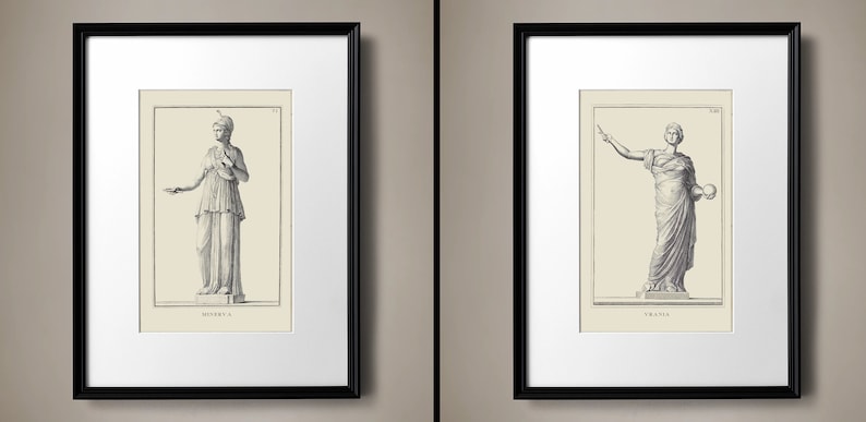 Vintage Architecture Art Prints for Grandmillennial Decor, Architecture Wall Art, Antique Architecture Drawing, Restoration Hardware Dupes image 6